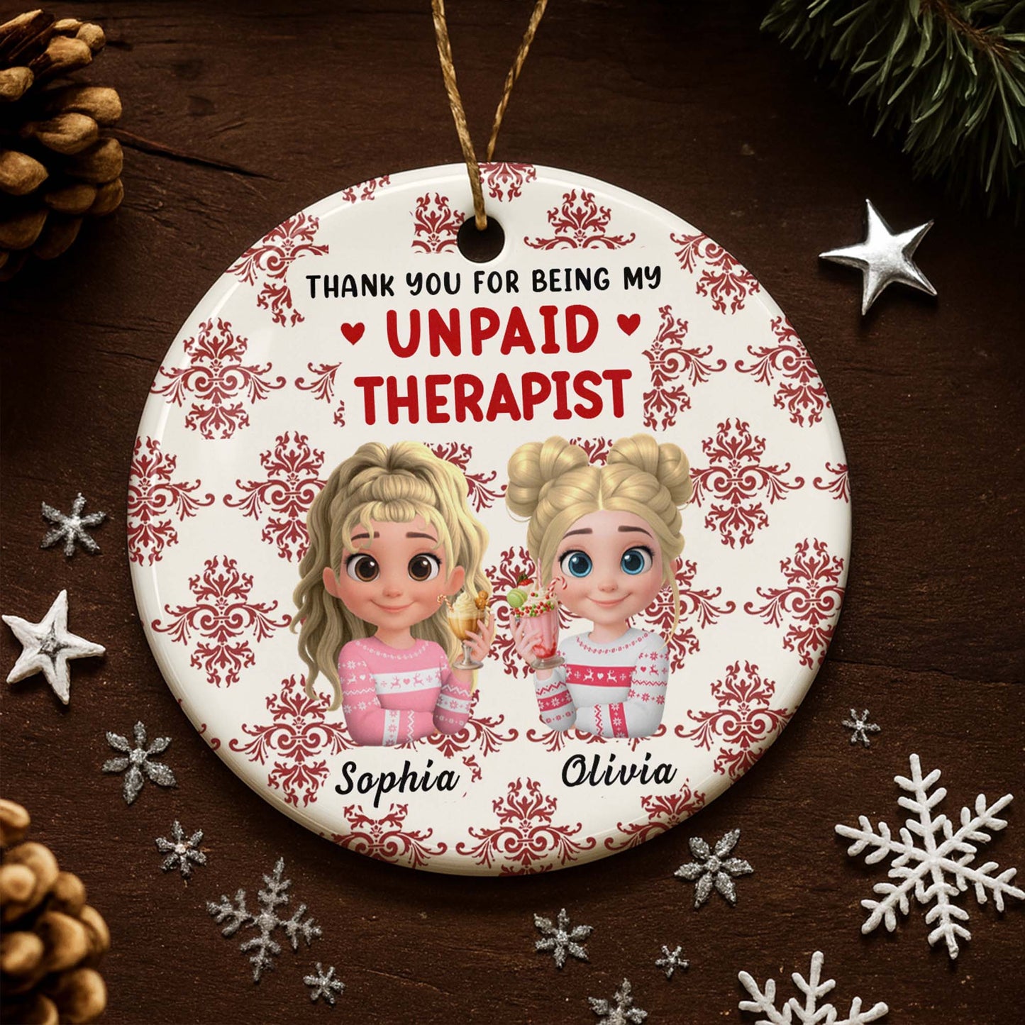 Thank You For Being My Unpaid Therapist Character Design