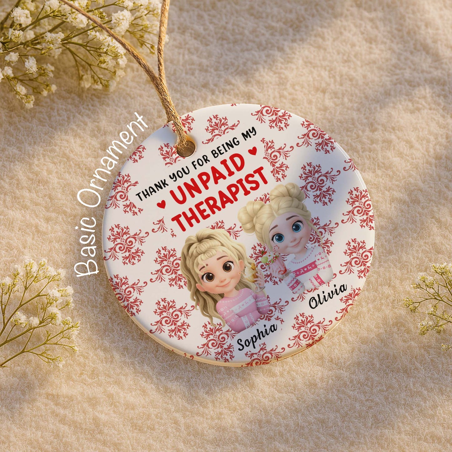 Thank You For Being My Unpaid Therapist Character Design