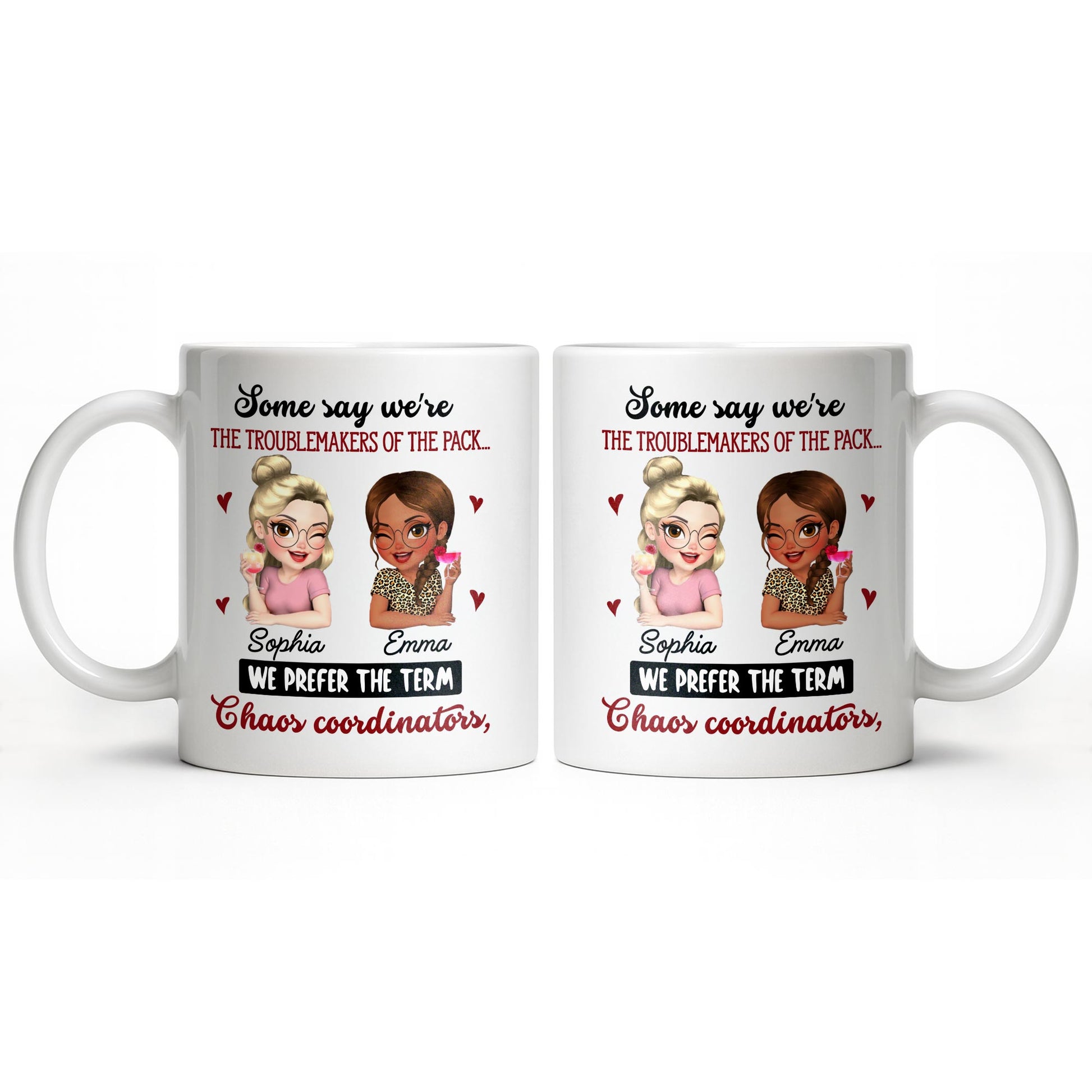 Chaos Coordinators, Cartoon Characters And Hearts