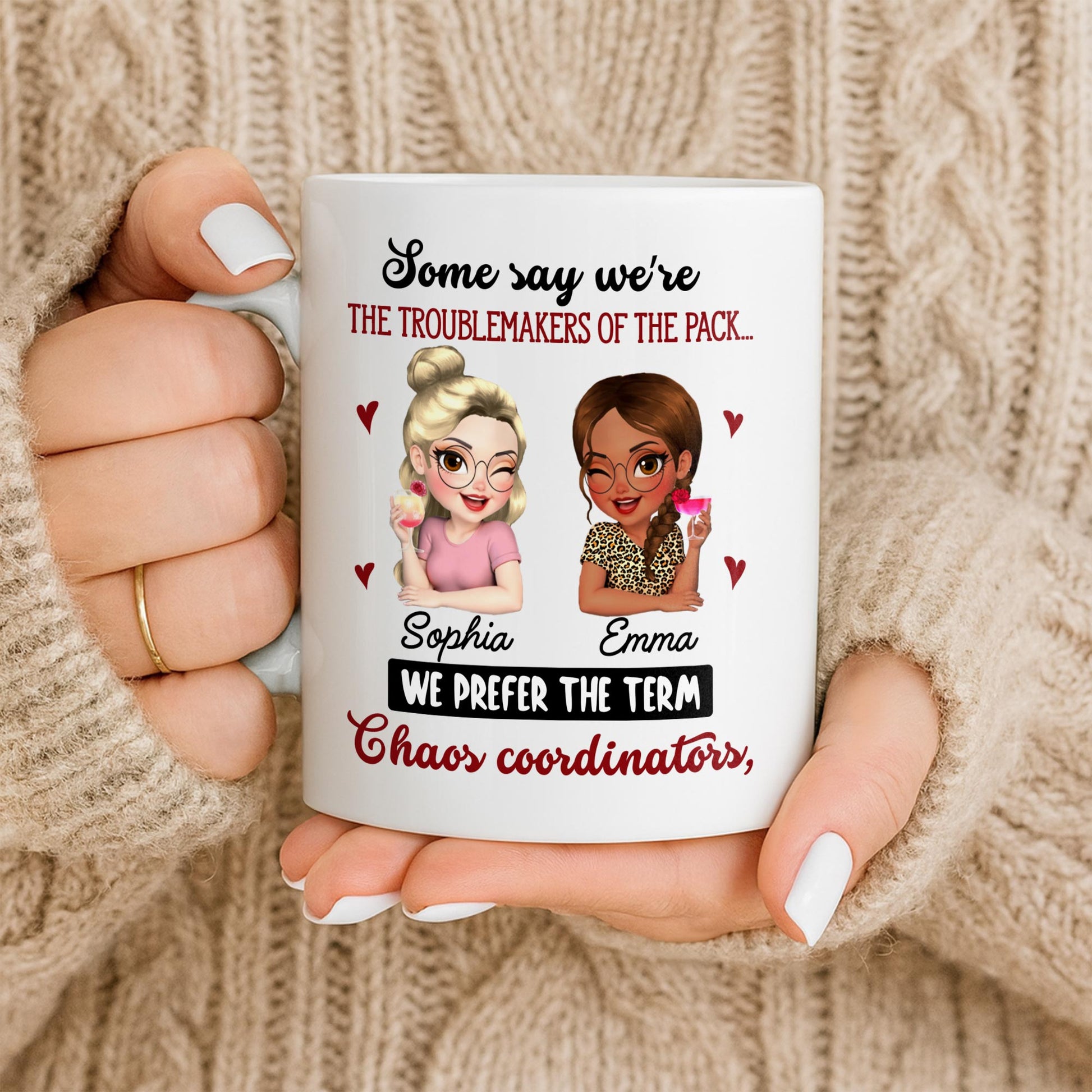 Chaos Coordinators, Cartoon Characters And Hearts