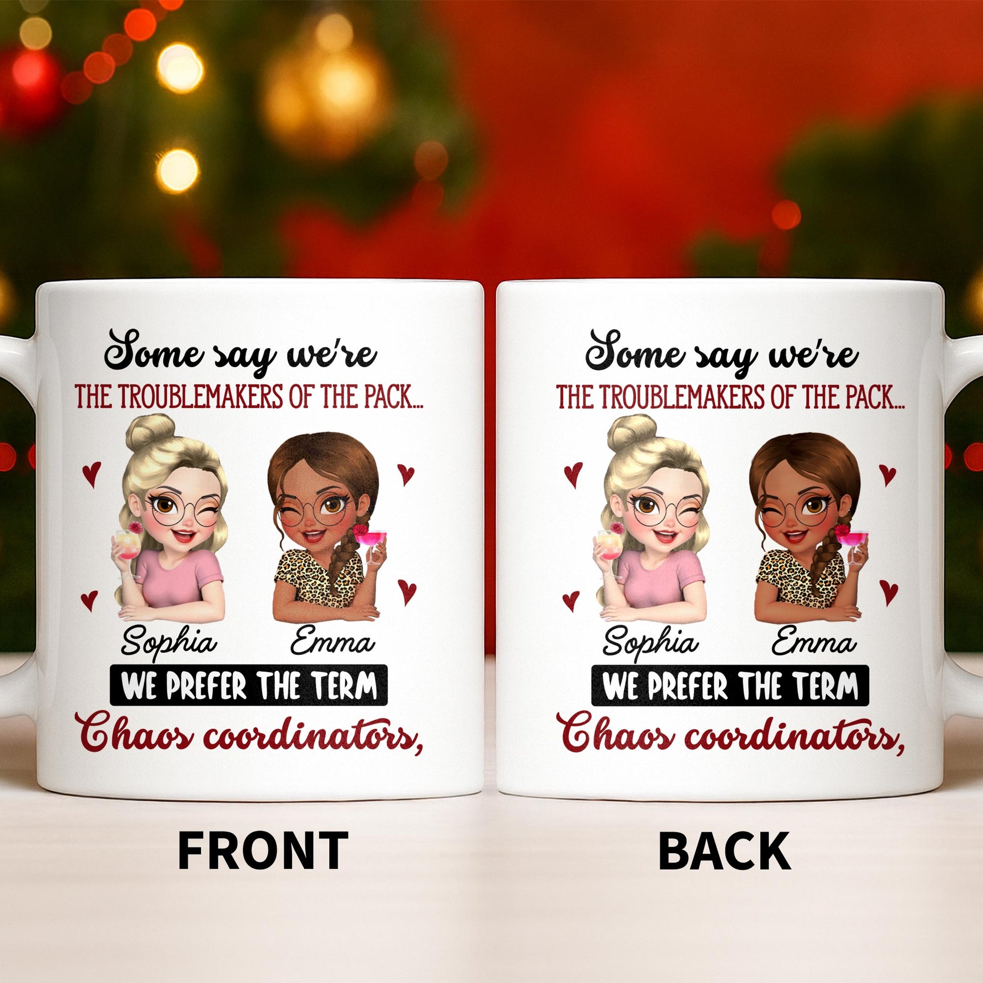 Chaos Coordinators, Cartoon Characters And Hearts