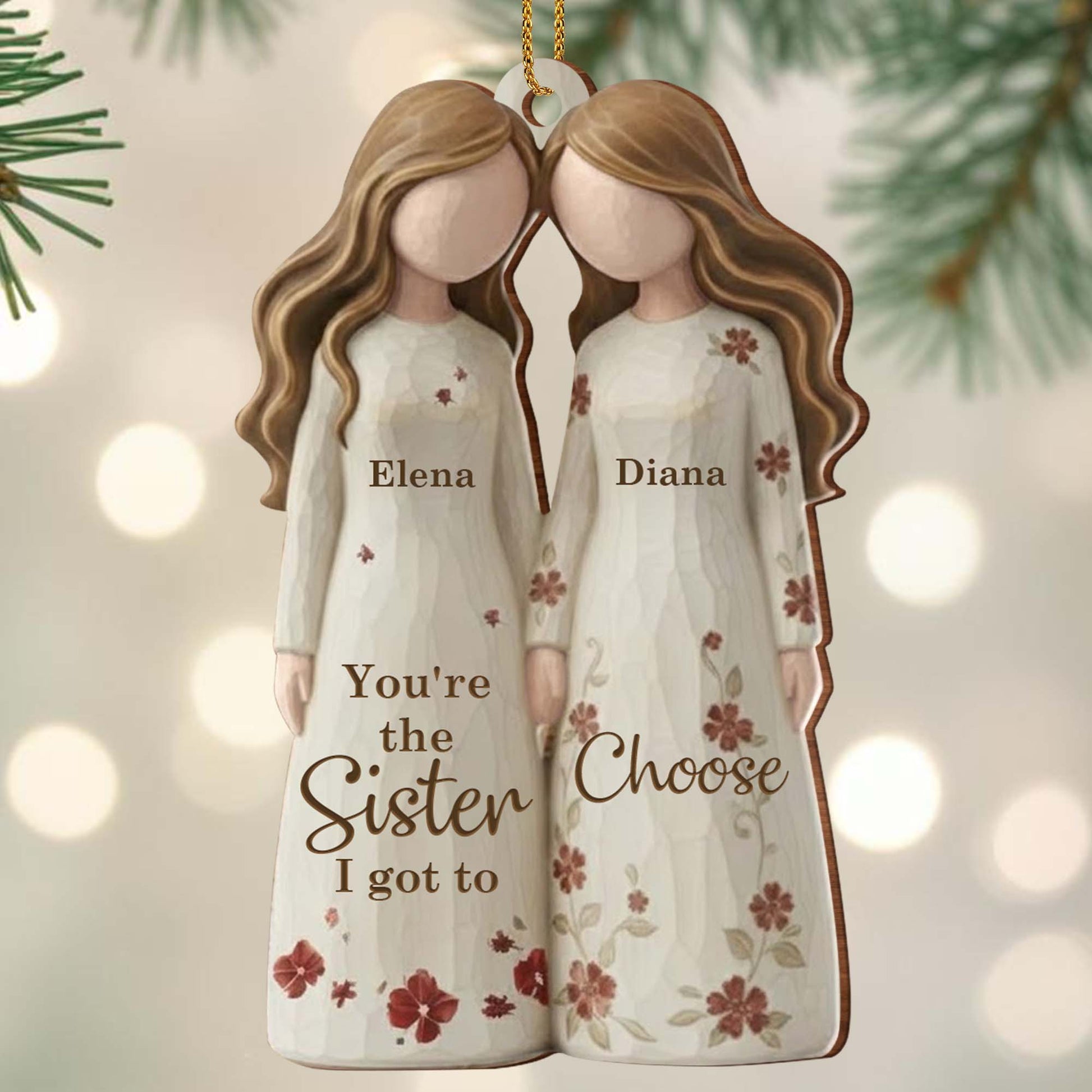 You're The Sister I Got To Choose With Dresses And Flowers