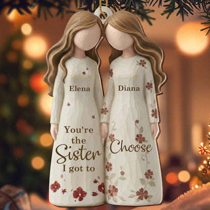 You're The Sister I Got To Choose With Dresses And Flowers