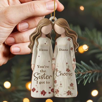 You're The Sister I Got To Choose With Dresses And Flowers