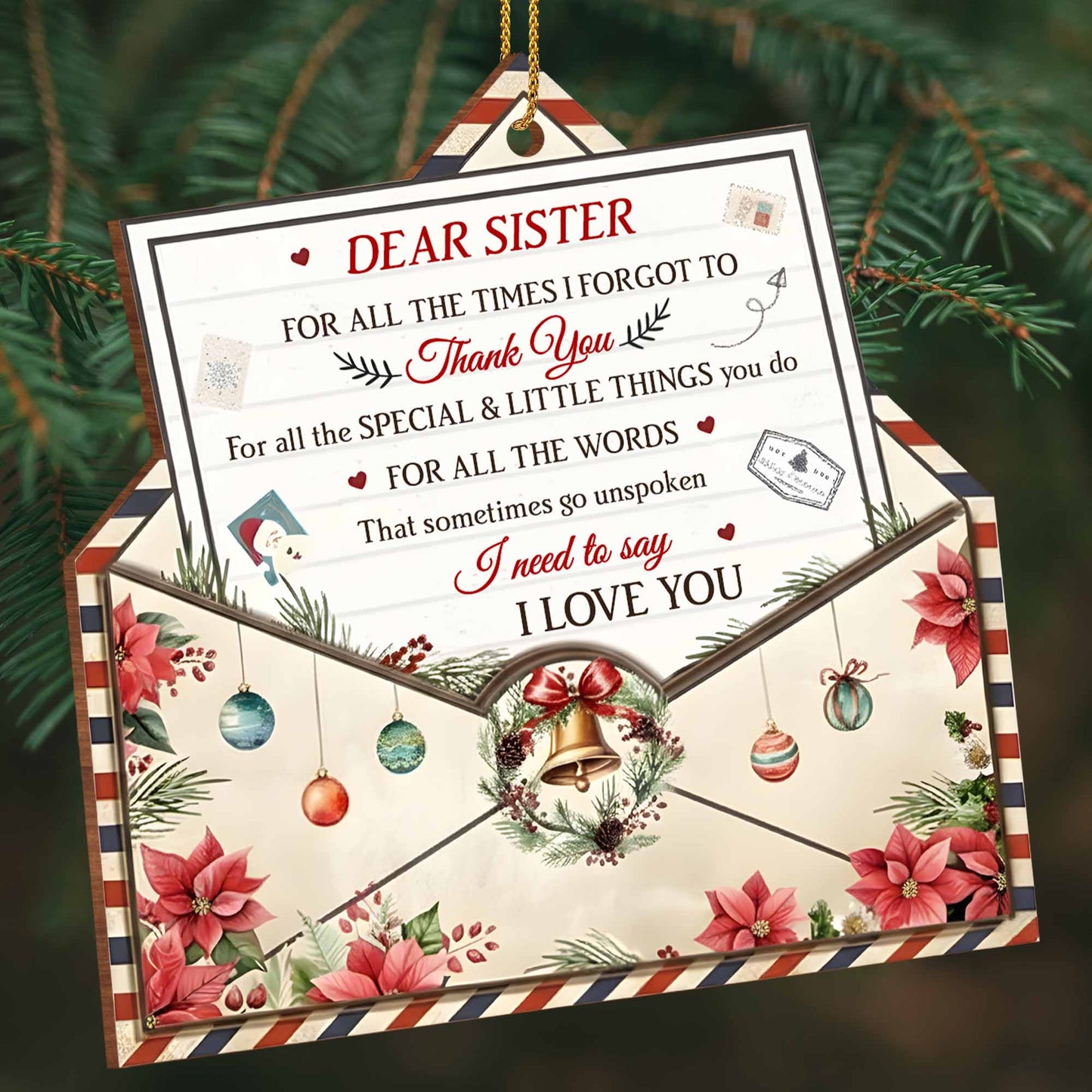 Thank You For All The Special Things, Christmas Ornaments And Bells