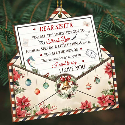 Thank You For All The Special Things, Christmas Ornaments And Bells