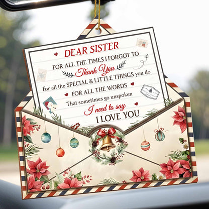 Thank You For All The Special Things, Christmas Ornaments And Bells