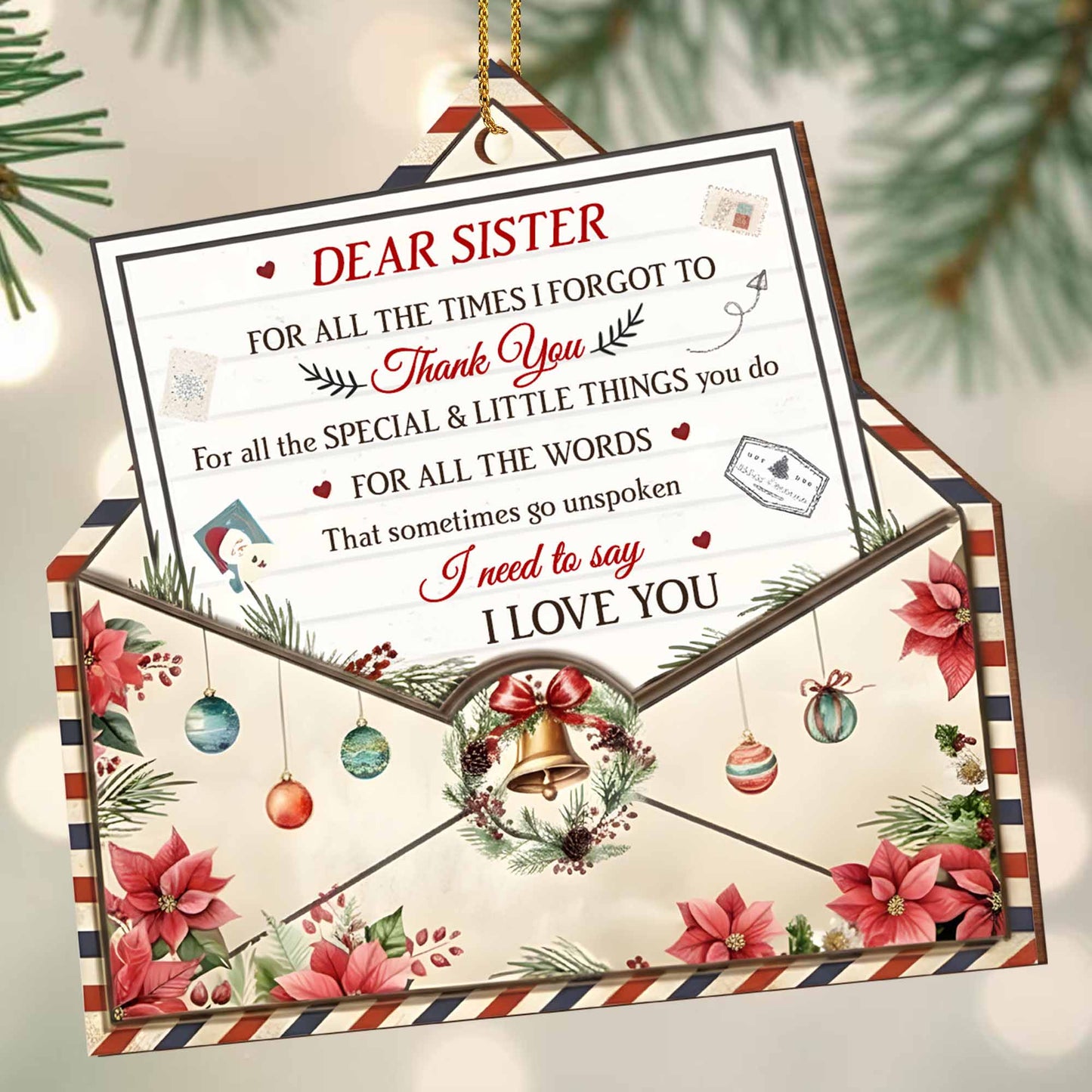 Thank You For All The Special Things, Christmas Ornaments And Bells