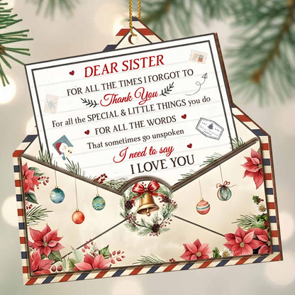 Thank You For All The Special Things, Christmas Ornaments And Bells