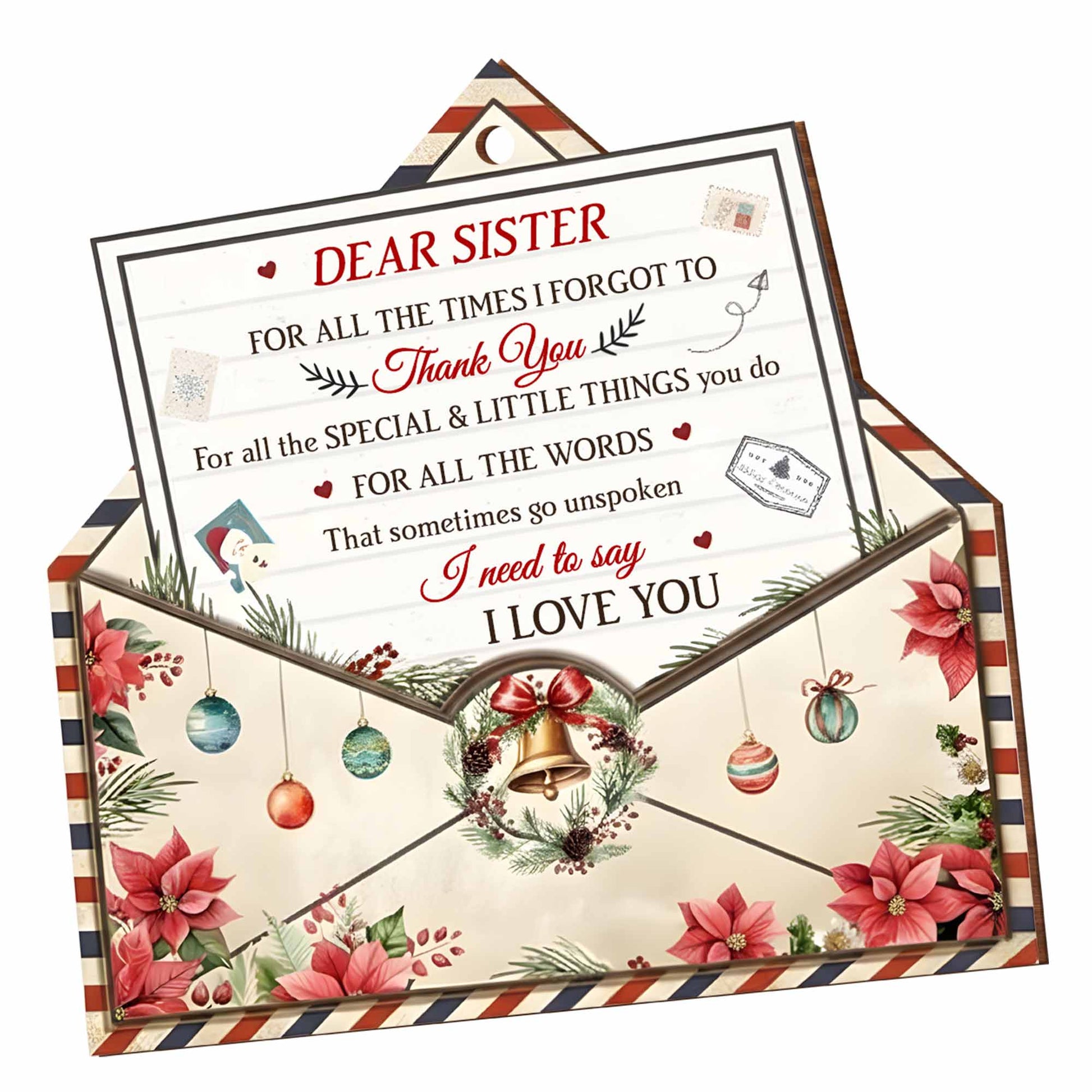 Thank You For All The Special Things, Christmas Ornaments And Bells