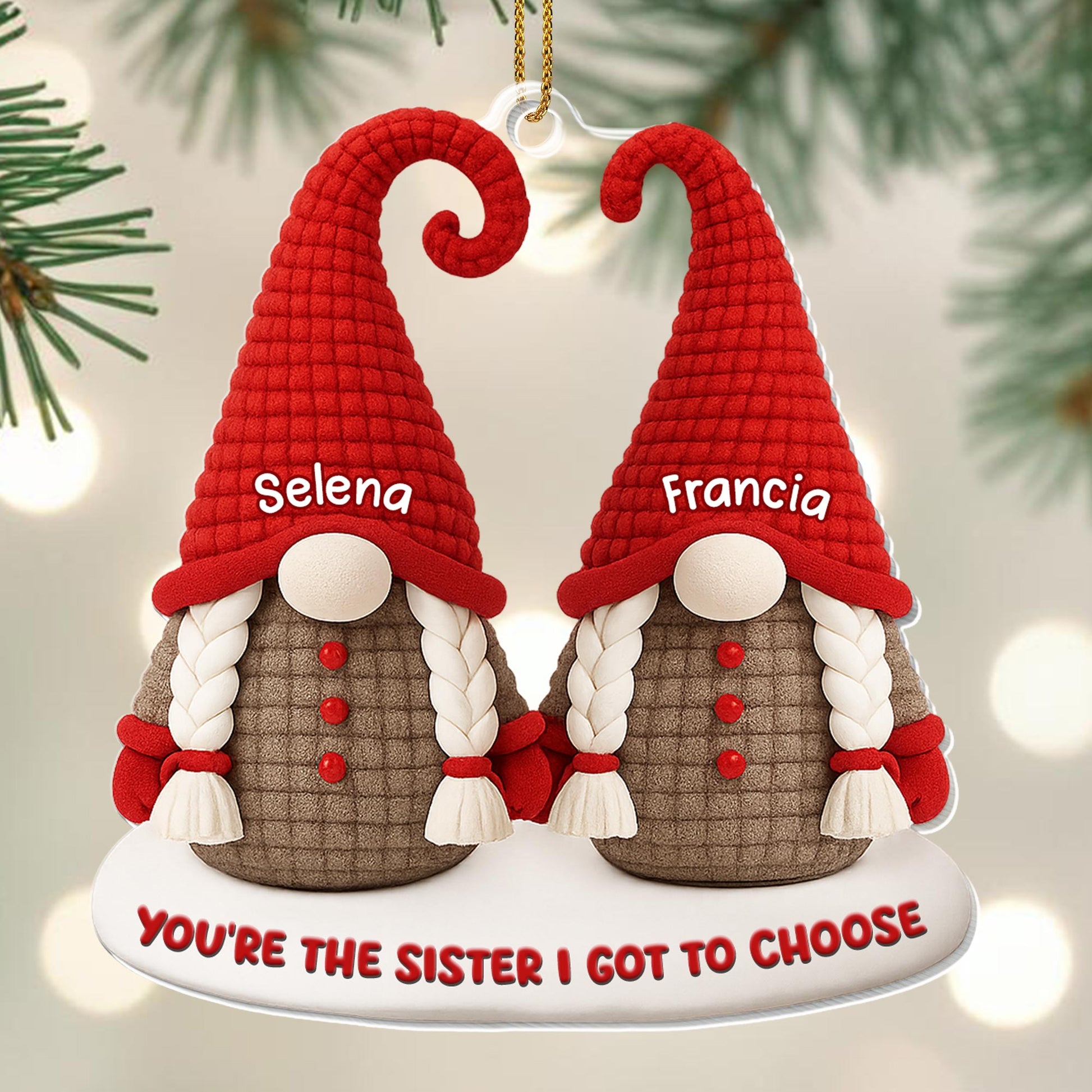 You're The Sister I Got To Choose Gnomes