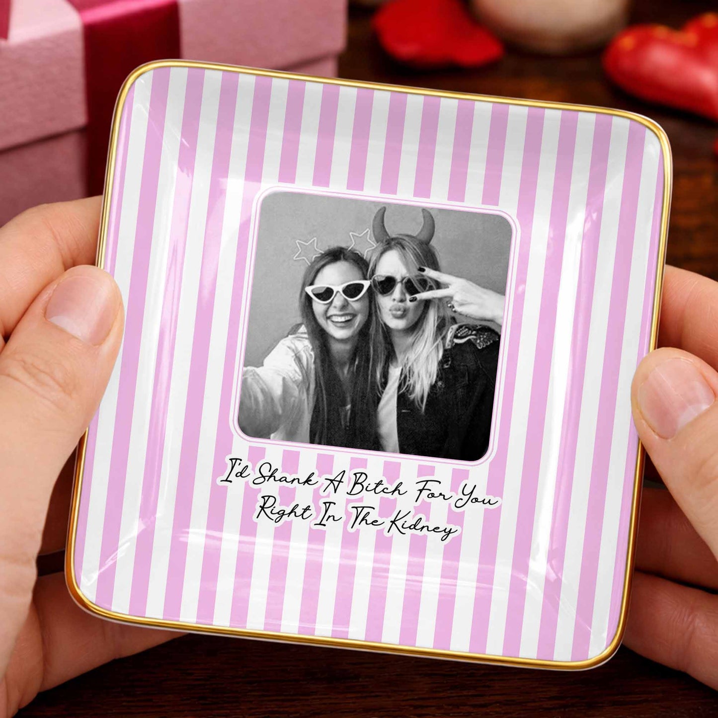 Thank You For Being My Unpaid Therapist, Striped Design