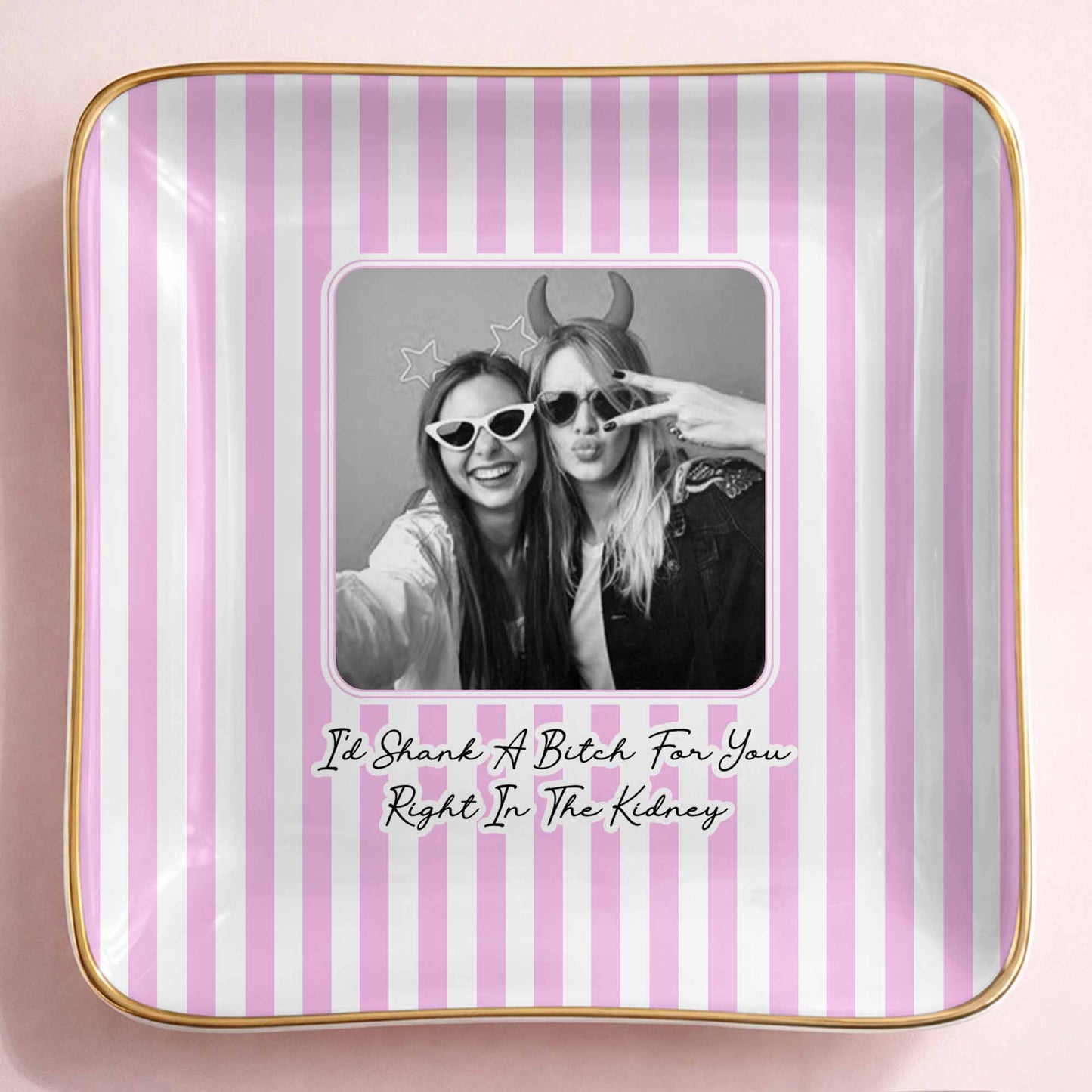 Thank You For Being My Unpaid Therapist, Striped Design