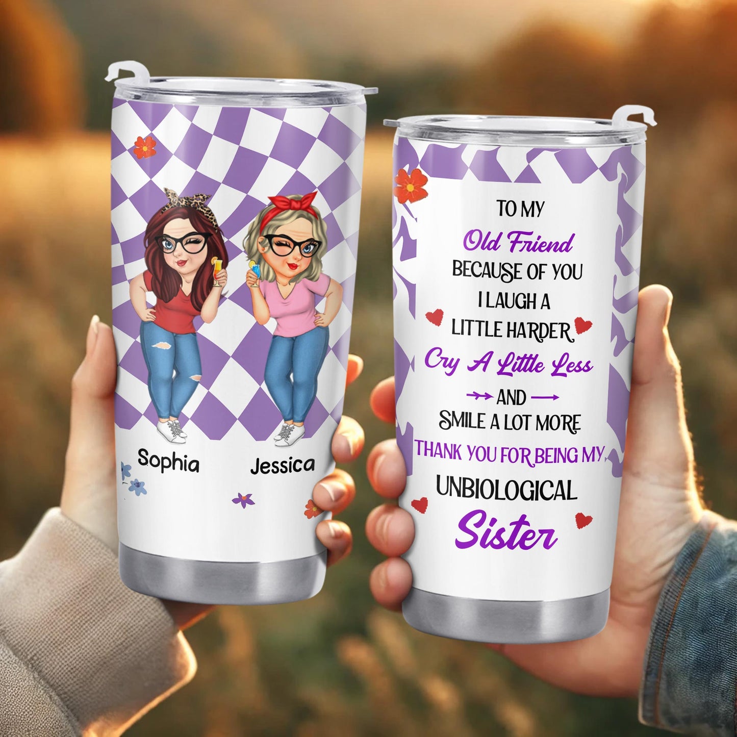 To My Old Friend, Because of You, Hearts and Flowers