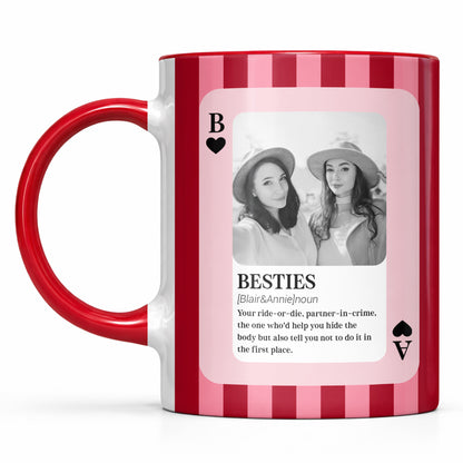 Besties Ride Or Die Partner-In-Crime Mug
