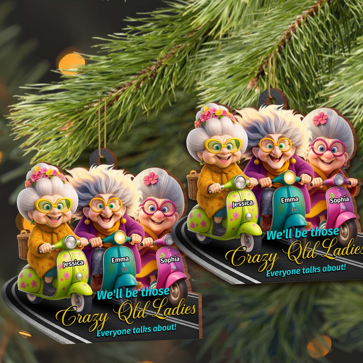 We'll Be Those Crazy Old Ladies, Old ladies On Scooters