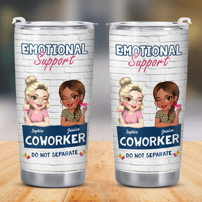 Emotional Support Coworker Tumbler