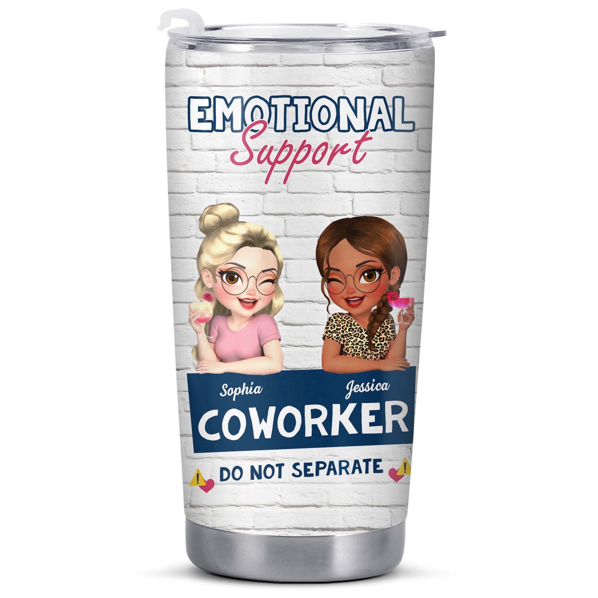 Emotional Support Coworker Tumbler