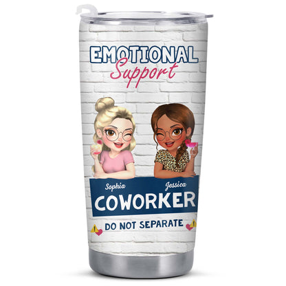 Emotional Support Coworker Tumbler