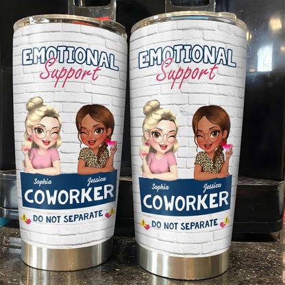 Emotional Support Coworker Tumbler