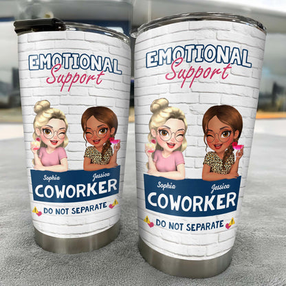 Emotional Support Coworker Tumbler