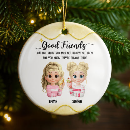 Good Friends Are Like Stars, Girls With Christmas Sweaters