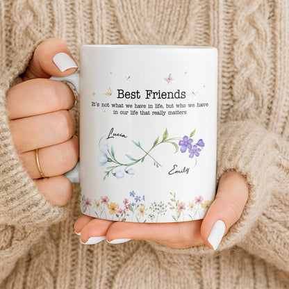 Best Friends, Lifes True Treasures, Flowers And Butterflies