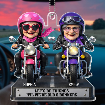 Let's Be Friends 'Til We're Old & Bonkers, Motorcycles And Helmets