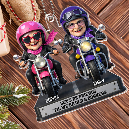 Let's Be Friends 'Til We're Old & Bonkers, Motorcycles And Helmets