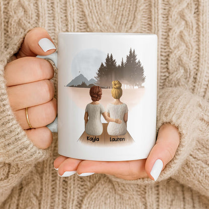 Soul Sisters With Two Women And Nature Background