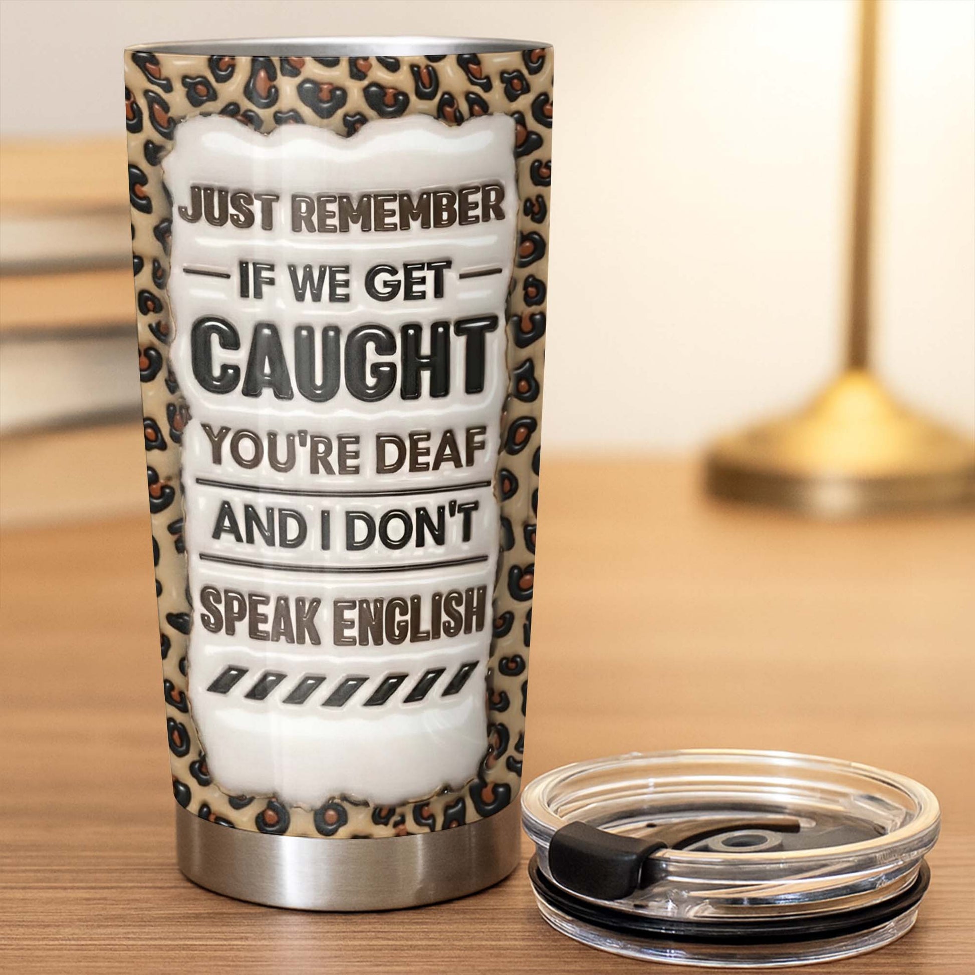 Partners In Crime, Just Remember If We Get Caught, Cartoon Characters, Leopard Print