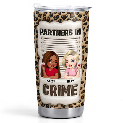 Partners In Crime, Just Remember If We Get Caught, Cartoon Characters, Leopard Print