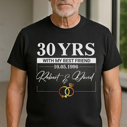 With My Best Friend, Rings And Elegant Script