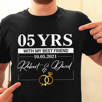 With My Best Friend, Rings And Elegant Script