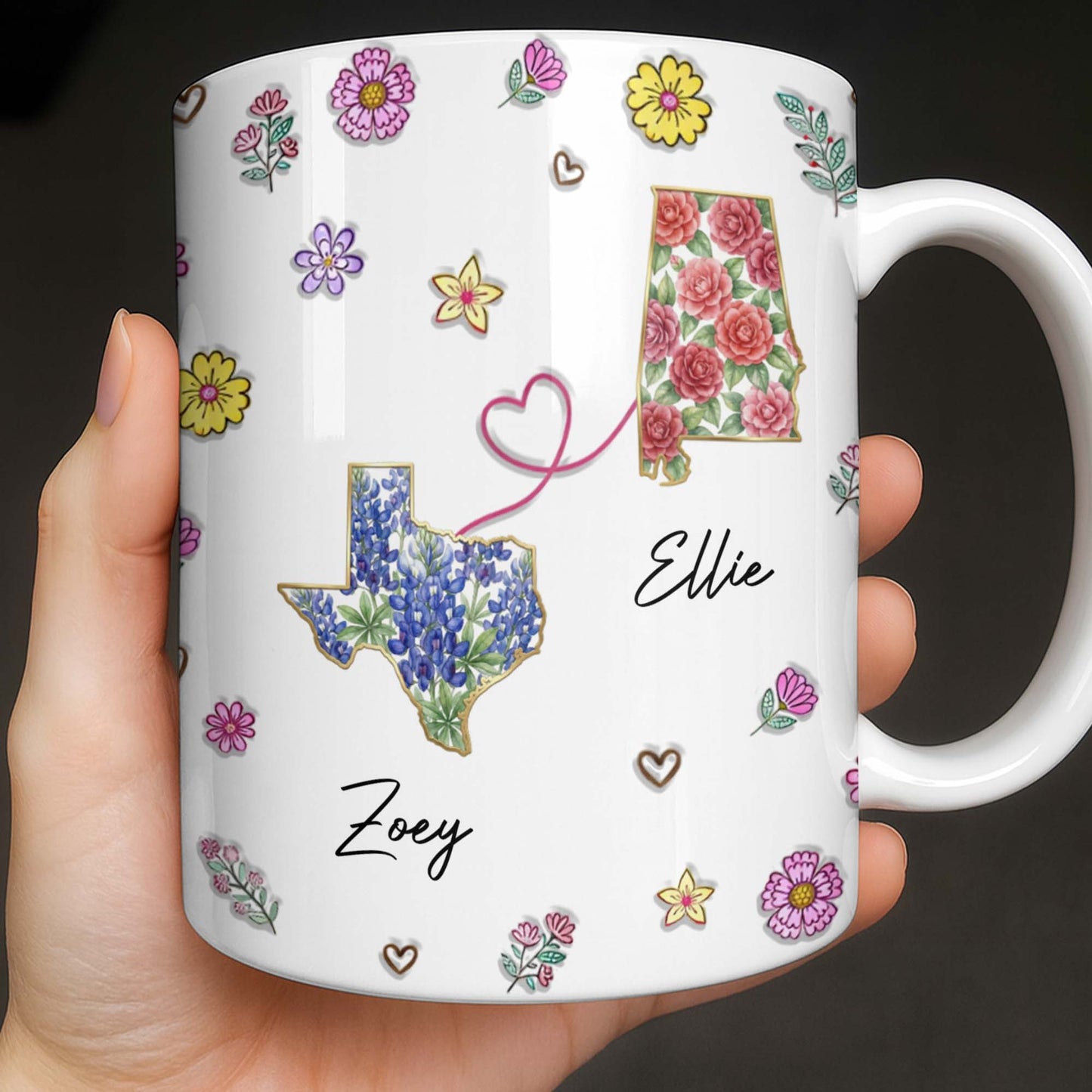 You Seriously Live Too Damn Far From Me, Flowers And Heart