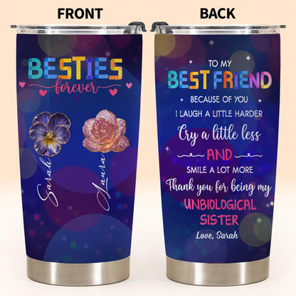 To My Best Friend, Flowers, Hearts, And Stars