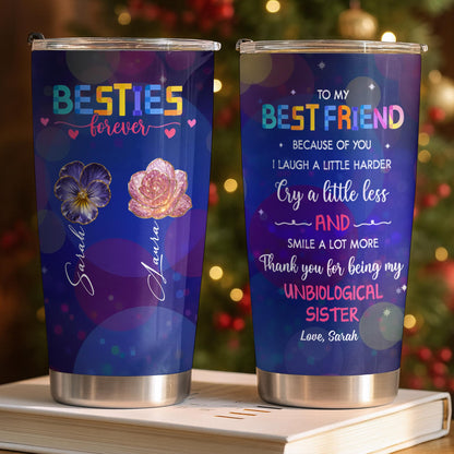 To My Best Friend, Flowers, Hearts, And Stars