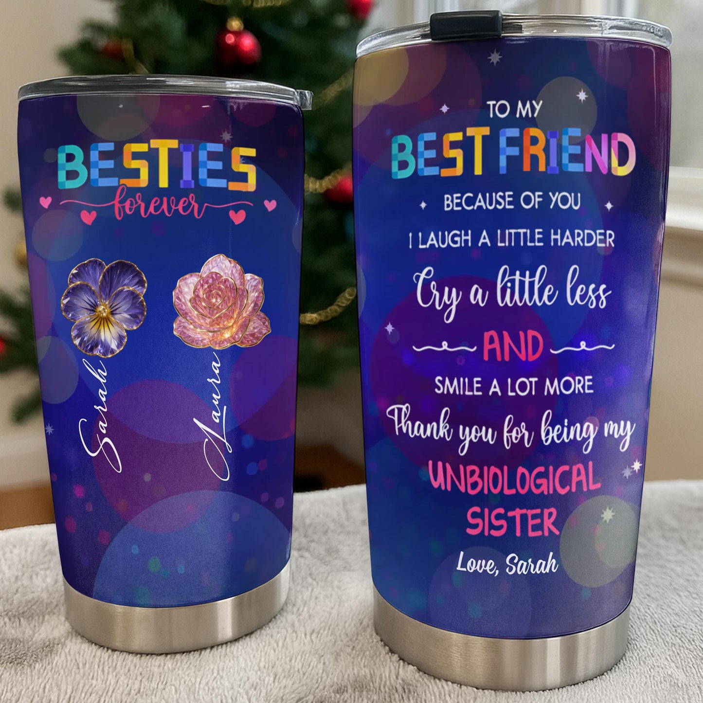 To My Best Friend, Flowers, Hearts, And Stars