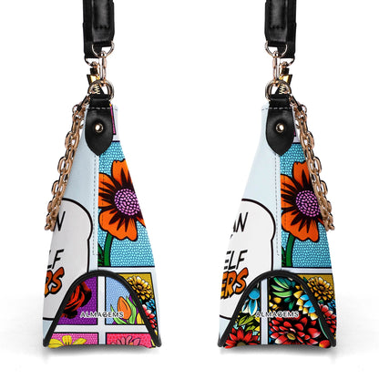Puedo comprarme flores - Bolso bandolera con cadena personalizado - BUYFCH