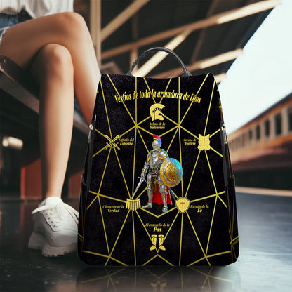 La Armadura de Dios - Sac à dos en cuir personnalisé - BP_MX04