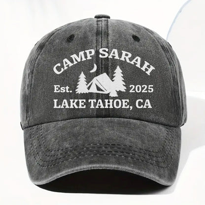 Camp Sarah, Est. Lake Tahoe, Tent And Trees Design