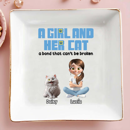 A Girl And Her Cat, A Bond That Can't Be Broken