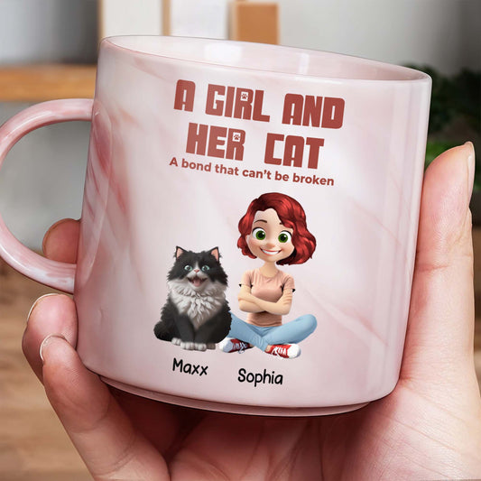 A Girl And Her Cat, A Bond That Can't Be Broken