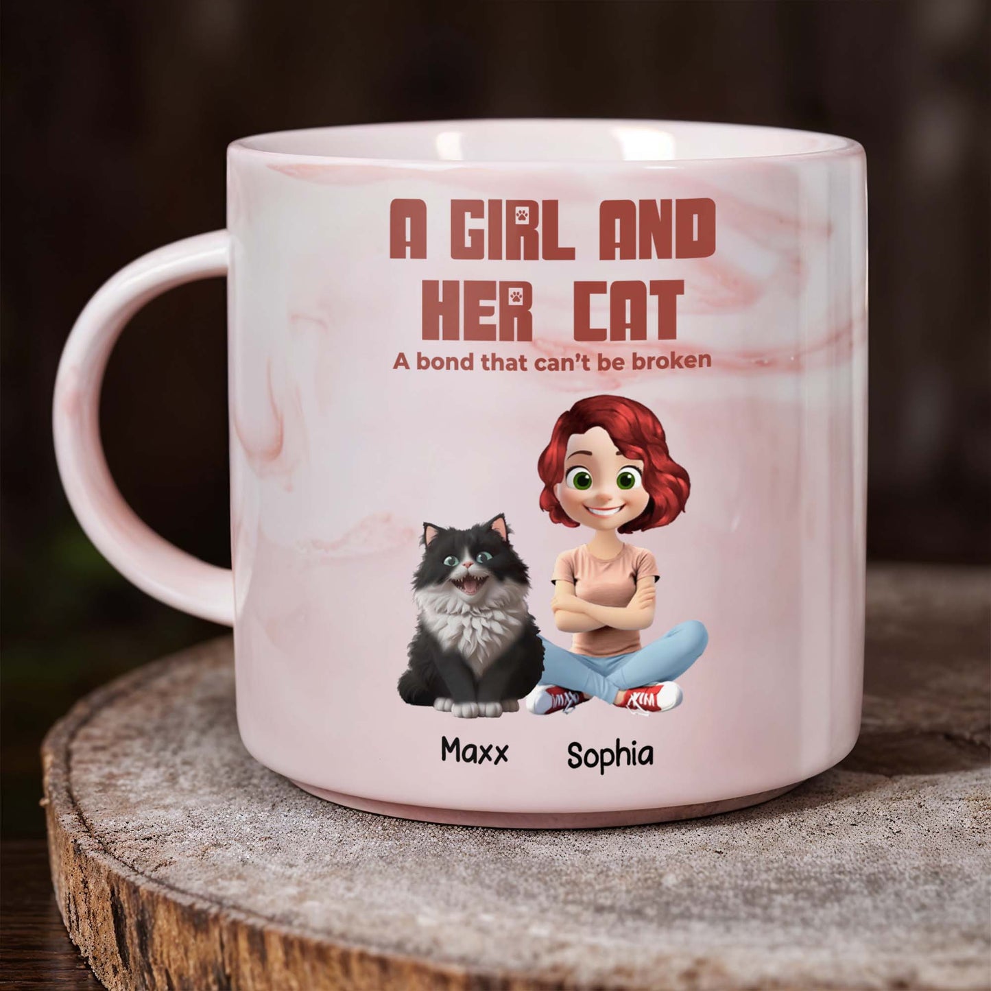 A Girl And Her Cat, A Bond That Can't Be Broken