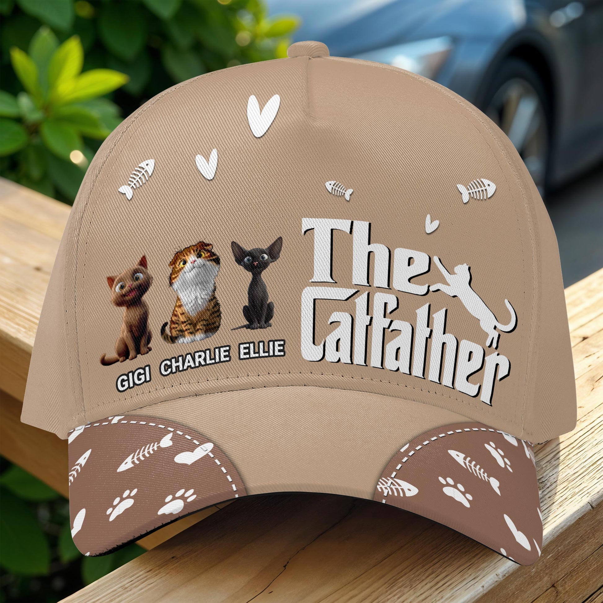 The Catfather, Cats, Fish Bones, and Paw Prints