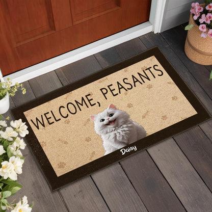 Welcome, Peasants, Cat and Paw Prints