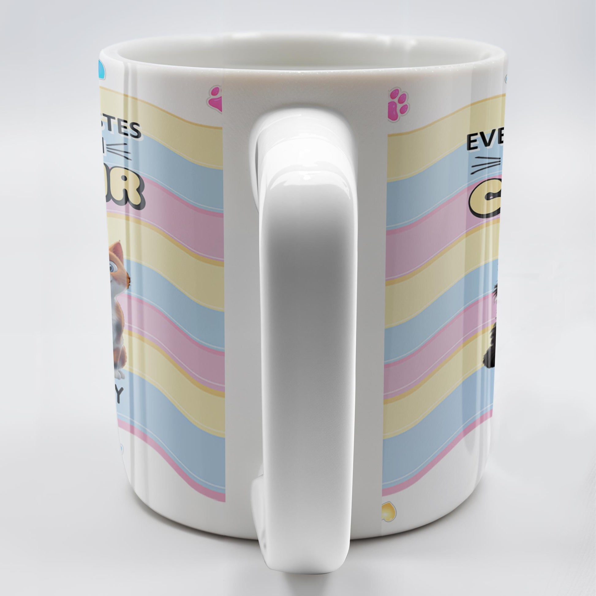 Everything Tastes Better With Cat Hair In It, Cats and Paw Prints