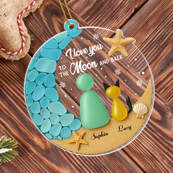 I Love You To The Moon And Back With Moon And Stars