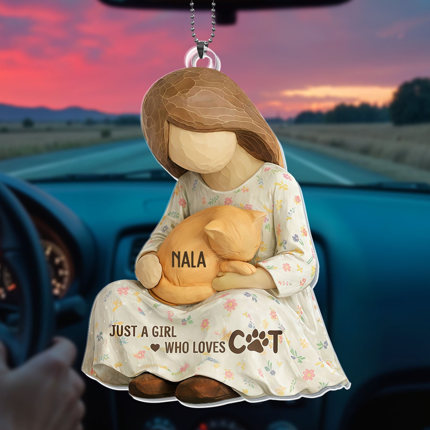 Just A Girl Who Loves Cats Ornament