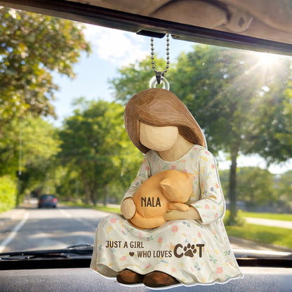 Just A Girl Who Loves Cats Ornament